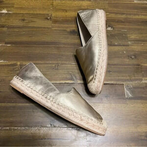 Sam Edelman Gold Kesia Slip On Spadrilles